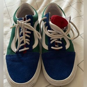 Women’s multi colored low top vans